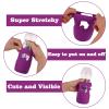 3 Pack Silicone Sleeves for Dr. Brown's Natural Glass Baby Bottles, Anti Breakage Baby Bottle Holder, Compatible Dr. Brown Wide-Neck Glass Baby Bottles 9 oz (White+Pink+Purple) view 4