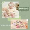 doboi 18PCS Baby Girl Headbands with Bows Baby Flower Hair Bows Nylon Hairbands Handmade Hair Accessories for Newborn Infant Toddlers Little Girls and Kids view 4
