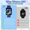 OVV Kids Smart Watch with 1.5'' Touch Screen, Educational Learning Toy 26 Games, Audiobook, Learn Card, HD Camera, Video, Pedometer, Alarm Clock - Wristwatch for Birthday Gifts view 2