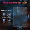 1200 Pack Card Sleeves Clear, Perfect Fit Inner Sleeves Ideal for Double-sleeving, Trading Card Sleeve Compatible with MTG, PKM, TCG and Gaming Cards (60 Microns) view 4