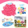 Zasukol 120pcs Mini Flamingo Resin Ducks - 100 Rose Red, 20 Luminous Ornaments, Tiny Pink Bird Figurines for Garden, Dollhouse, DIY Craft, Cake Decorations (0.6 in) view 2