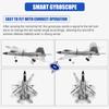 Leopmase RC Plane 4 Channel Remote Control Airplane - F-22 RC Airplane for Beginners Adult with Xpilot Stabilization System & Aerobatic, Two Batteries - Remote Control Plane Gift for Kids view 2