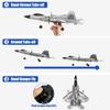 Leopmase RC Plane 4 Channel Remote Control Airplane - F-22 RC Airplane for Beginners Adult with Xpilot Stabilization System & Aerobatic, Two Batteries - Remote Control Plane Gift for Kids view 4