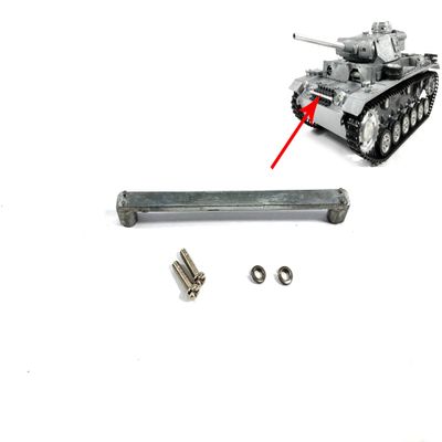 Mato Metal Front Plate Spare Track Mount (Short) for 1/16 1:16 RC Panzer III Tank Metal Upgrade Parts