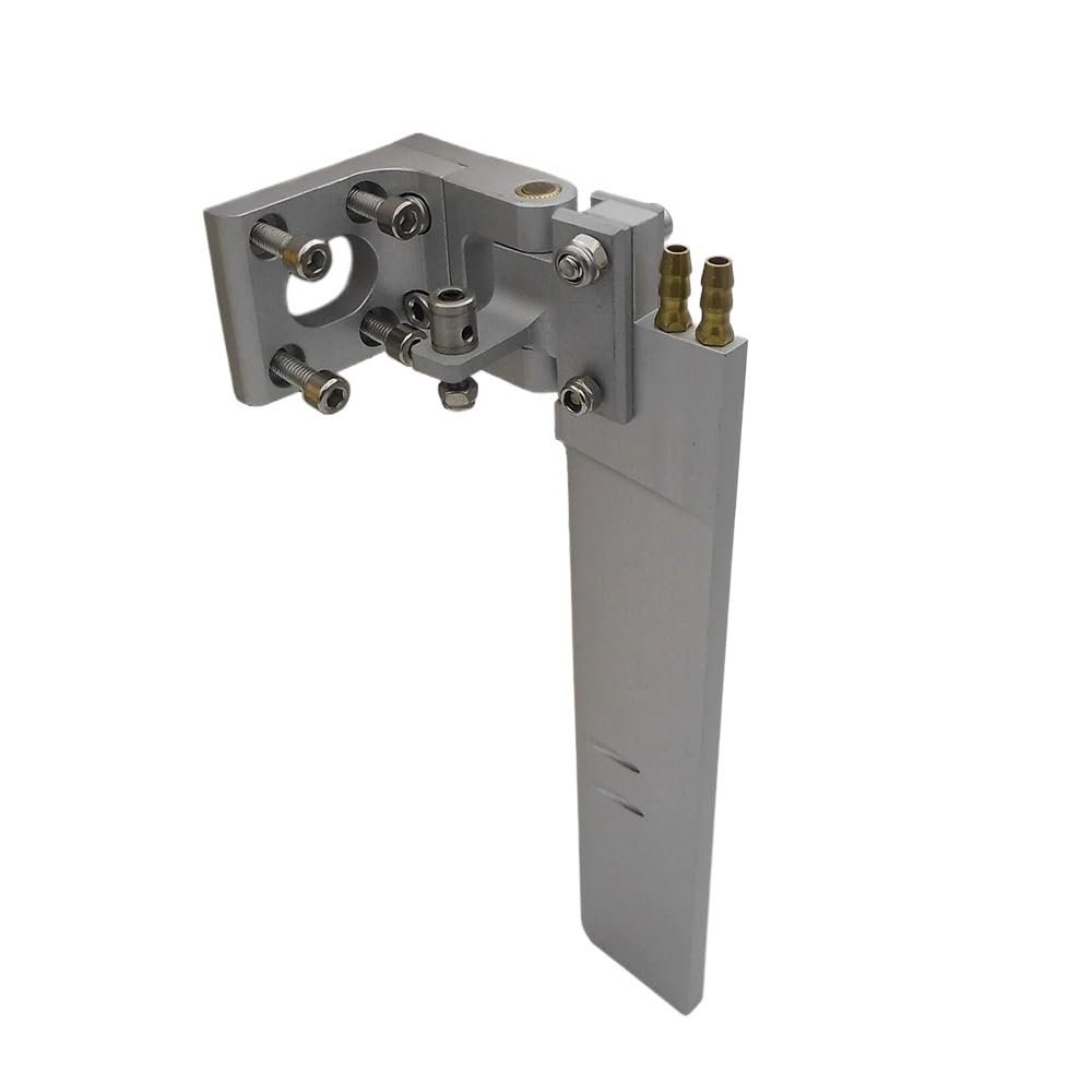 160mm RC Boat Rudder Metal Dual Water Pickup Inlet Steering Rudder for Nitro Gasoline RC Racing Boat Speed Catamaran