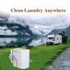 Mini Washer Non Electric 11x15x15in Small Portable Washing Machine With Drain Hose Clean Laundry Anywhere For Cleaning Sock Underwear view 2