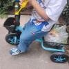 JIYIAN Red, Children's Pedal Tricycle Anti-Rollover,Toddler Tricycle with Basket Baby Cart for Boys and Girls Ages Grows with Your Child view 2