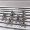 MACC728 - Greenhills Diecast Metal Seated Commentators x 6 for Scalextric Carrera etc 1.32 Scale - NEW view 1