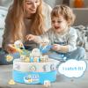 BLF FUN Board Games for Kids Ages 4-8, Toilet Catch and Bounce Toddler Games Ages 3-5, Family Game Toys for 4-6 Boys Girls, Christmas Birthday Gifts for Kids 5-7 view 3