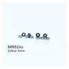 AGJPXFR MR62RS Bearing ABEC-3 (10 PCS) 2 * 6 * 2.5 Mm ABEC-3 Hobby Electric RC Car Truck MR62 RS 2RS Ball Bearings MR62-2RS Black Sealed view 2