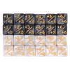24 Pieces Dice Counters Acrylic Marble Creature Stats Clear Number Compatible Card Gaming Dice Counters view 1