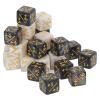 24 Pieces Dice Counters Acrylic Marble Creature Stats Clear Number Compatible Card Gaming Dice Counters view 4