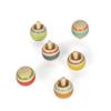small foot Wooden Set, Small Gift, 6 Tops, Entertainment for Kids Aged 3+ Years Old, 12606, Multicoloured view 2