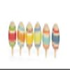 small foot Wooden Set, Small Gift, 6 Tops, Entertainment for Kids Aged 3+ Years Old, 12606, Multicoloured view 4