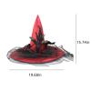 RWYBEIW Halloween Witch Hat for Women Spiders Feather Witch Wizard Hat Halloween Costume Cosplay Party Dress Up Props (B# Red, One Size) view 2