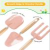 Grenebo Kids Gardening Set Toys, Quality Garden Tool Kit for Kids and Toddlers, Includes Two Shovels, Garden hat,Rake, Apron,Gloves, Watering Can, and Tool Bag (Pink) view 3