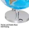 Eolivees 9'' Globe for Children World Globe with Stand Rewritable Easy-Read High Clear Map Earth Globes for Adults, Educational Interactive Globes for Kids Learning STEM Toy Present for 3+ Years Old view 4