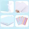 Ayorasly Scrapbook Album, 8.5"x11.5" Scrapbooking Photo Album with 100 Pages White Blank Inner Paper, Blue Kraft Cover Album for Pictures, Memory Book for Baby Wedding Family Travel Graduation view 2