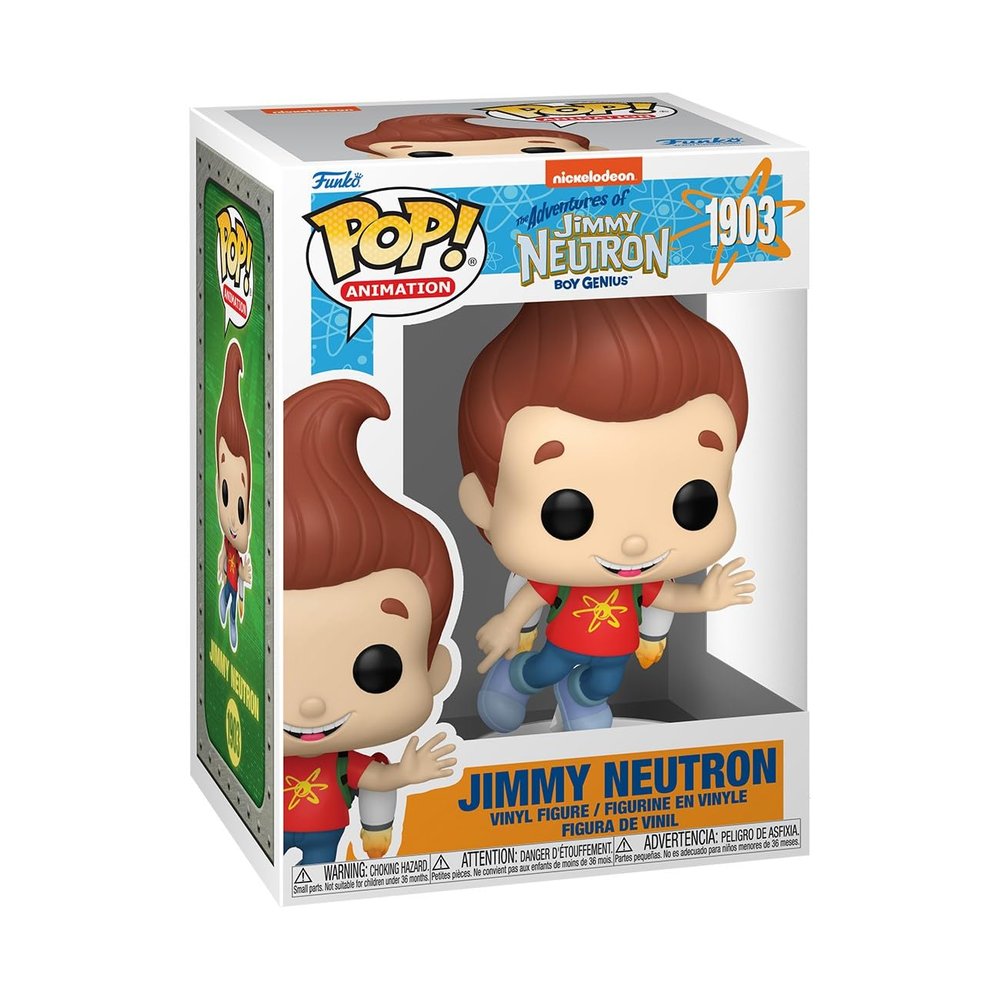 Funko Pop Animation: Jimmy Neutron - Jimmy - Collectable Vinyl Figure - Gift Idea - Official Merchandise - Toys for Kids & Adults - Cartoon/Animation Fans - Model Figure for Collectors and Display