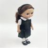 14.5 inch Doll Outfit-School Plaid Jumper include Blouse and Matching Headband/Add on Option: Sock and Shoe (Doll is not included) (Jumper,White Sock,Matte Shoe, Plaid 83) view 3