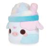 Cuddle Barn PlushGoals - Cotton Candy Mooshake | Super Soft Cute Kawaii Pink Blue Pastel Cow Dessert Drink Collectible Plush Toy, 11 inches view 2