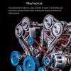 Aetheria V8 Engine Kit That Works, Mini Metal Mechanical Engine for Car, 500+Pcs DIY Assembly Steam Hobby Toy for Adults-1:3 Scale view 4