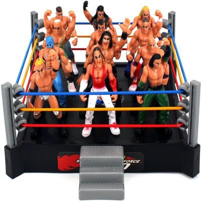 A and E Imports - Little Wrestlers Rumbling Cage Playset