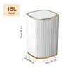 DINBOZ26X Garbage Can 12l Household Intelligent Induction Garbage Can Household Bathroom Living Room with Cover Electric Paper Basket Office Waste Paper Basket Wastepaper Basket view 2