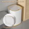 DINBOZ26X Garbage Can 12l Household Intelligent Induction Garbage Can Household Bathroom Living Room with Cover Electric Paper Basket Office Waste Paper Basket Wastepaper Basket view 4