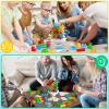 BBnote 70PCS Stack Game for Adult & Kids, 3D Tetra Board Tower Games for Family Travel Party, 2 Players Balance Stacking Toy, Team Toys Building Block view 4