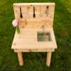 Noble Toys Mini Mud Kitchen with Functional Sink for Kids | Pretend Play Toddler Table with Running Water | Outdoor Playset Working Sink | Real Wooden Kitchens | Preschool Equipment view 3