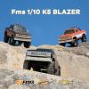 FCX10 FMS 1/10 K5 RC Crawler Chevy Blazer Officially Licensed, RC Pick Up Truck & SUV, Remote Control Car with Two-Speed Switch for Adults (Orange) view 2