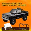 FCX10 FMS 1/10 K5 RC Crawler Chevy Blazer Officially Licensed, RC Pick Up Truck & SUV, Remote Control Car with Two-Speed Switch for Adults (Orange) view 3