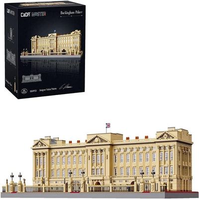 FULHOLPE Modular House Building Blocks Set, MOC Buckingham Palace Architecture Model Bricks Construction Toy European Architecture House Building Kit, Collectible Home Dcor Gift Idea - 5604 Pieces