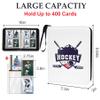 400 Pockets Hockey Card Binder for Hockey Trading Cards 2024 2025 2026 Collectors,Portable Waterproof Card Storage Book with Removable Sleeves,Compatible with Hockey,Football,Sports Game and TCG Cards view 3