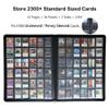 Rayvol Premium 2300 Pockets Card Binder, Large 36-Pocket 2000+ Ringless Trading Card Album - Side Loading UltraSonic-362304 Tech Zip Binder for TCG -Green view 2