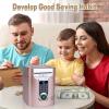 Refasy Touchscreen Piggy Bank ATM Bank Toy for Kids Age 3-12, Electronic Money Bank Coin Bank with Music Kids Safe Birthday Xmas Gifts Toys for 3 4 5 6 7 8 9 10 11 12 Year Old Boys Girls (Rose Gold) view 2