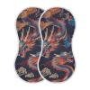 GOODOLD Chinese Dragon Muslin Baby Burp Cloths - Super Absorbent and Soft Burping Rags - Cotton Burp Clothes Set for Boys and Girls, 2 Pack view 1