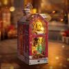 iiecrKiie Dollhouse Miniature with Furniture,DIY Wooden Crafts Doll House Mini Handmade Christmas Kit, Creative Room Idea Gift for Adult Friend Lover view 2