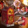 iiecrKiie Dollhouse Miniature with Furniture,DIY Wooden Crafts Doll House Mini Handmade Christmas Kit, Creative Room Idea Gift for Adult Friend Lover view 4