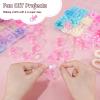36 Acrylic Pacifiers for Baby Shower Game Girl, 1.75 Inch Cute Baby Shower Pacifiers, Pink Pacifiers for Baby Shower Decoration DIY, Gender Reveal Party Table Scatter, Baby Shower Favors (Pink) view 3
