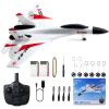 VEVOR RC Plane, 2.4GHZ 4 Channel RC Airplane with 6-Axis Gyro Stabilizer&2 Batteries, Ready to Fly SU-27 Fighter Aircraft Plane Toy for Adults Kids Beginners Boys Birthday/Xmas Child Gift view 1