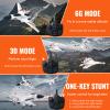 VEVOR RC Plane, 2.4GHZ 4 Channel RC Airplane with 6-Axis Gyro Stabilizer&2 Batteries, Ready to Fly SU-27 Fighter Aircraft Plane Toy for Adults Kids Beginners Boys Birthday/Xmas Child Gift view 3
