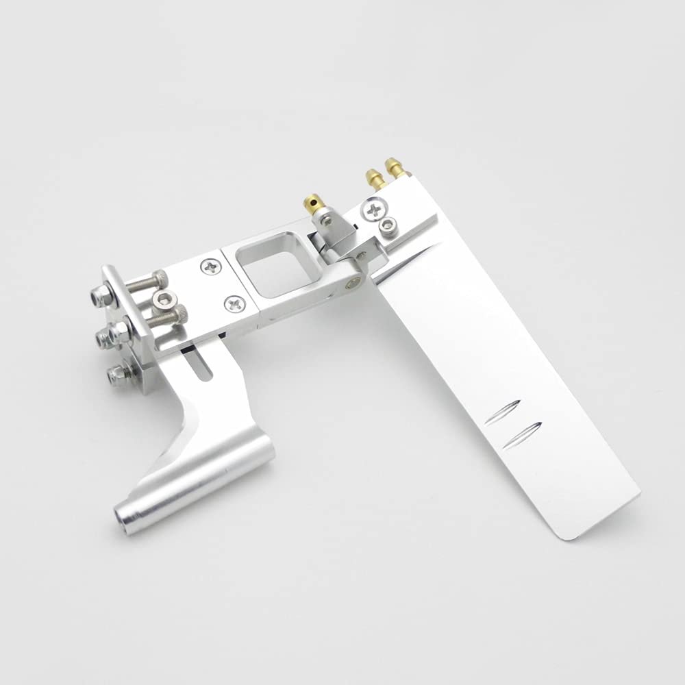 RC Boat 4mm Flexible Drive Shaft Strut 110mm Dual Water Pick Up Rudder Assembly Kits for RC Boat Speed Catamaran CAT