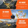 VEVOR RC Plane, 2.4GHZ 4 Channel RC Airplane with 6-Axis Gyro Stabilizer&2 Batteries, Ready to Fly T28 Trainer Aircraft Plane Toy, RC Glider for Adults Kids Beginners Boys Birthday/Xmas Child Gift view 3