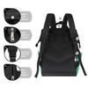 oooJHooo Baby Diaper Bag Backpack,Peacock Feather Baby Bag for Boys & Girls, Multi function Waterproof Travel Essentials Baby Organizer Bag with Stroller Straps,Diaper Backpack for Mom/Dad,A53 view 4