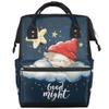 oooJHooo Baby Diaper Bag Backpack,Star Goodnight Baby Bag for Boys & Girls, Multi function Waterproof Travel Essentials Baby Organizer Bag with Stroller Straps,Diaper Backpack for Mom/Dad,A667 view 1