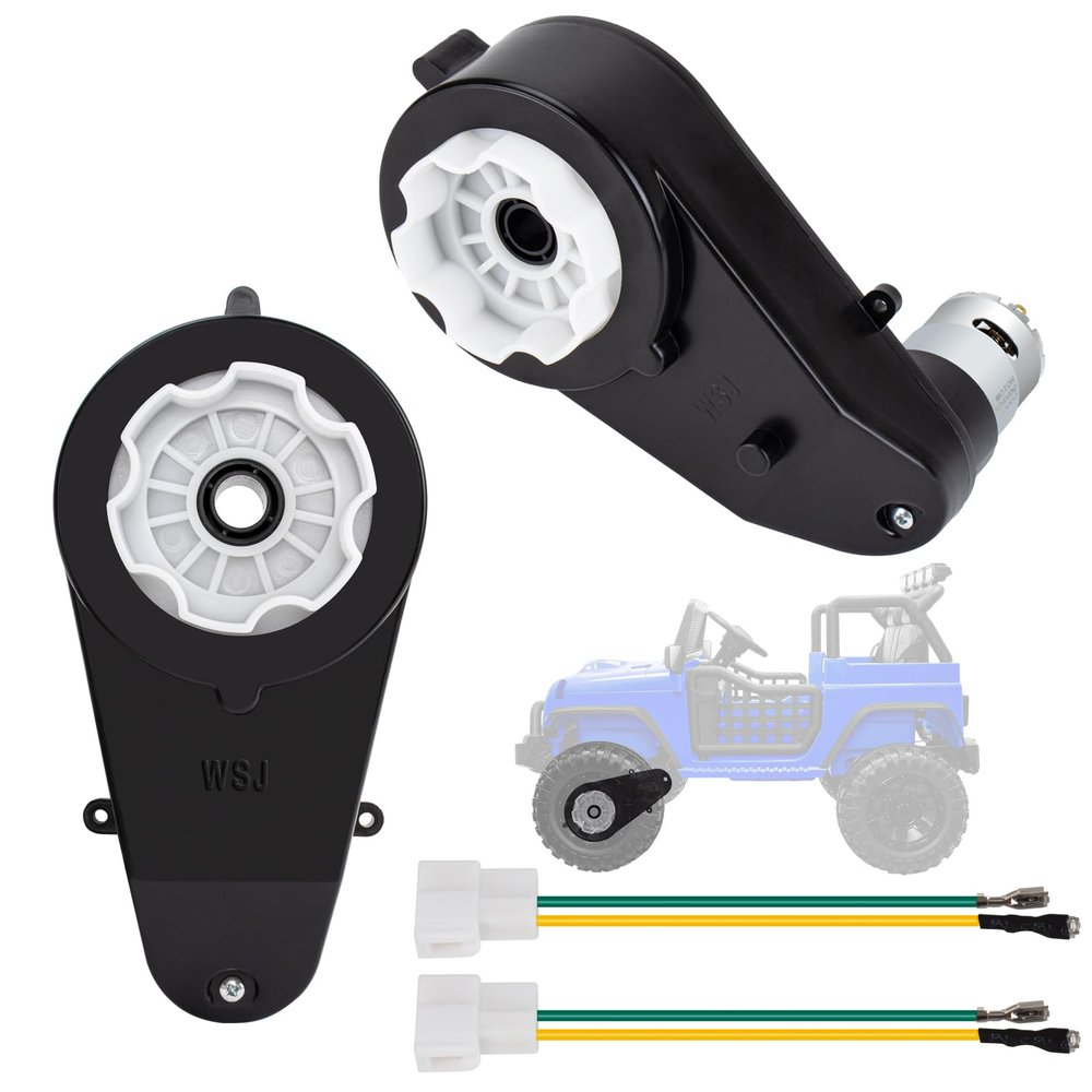 24V Powered Wheels Motor Upgrade 2Pcs 40000RPM RS555 Powered Wheels Electric Motor High Speed Engine Jeeps Kid Trax Upgrade Replacement Parts