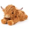 Highland Cow Stuffed Animals, Microwavable Stuffed Animals Heating Pad for Cramps, Pain Stress Relief, Heatable & Coolable Lavender Scented Cow Plush Toy for Anxiety, Women Kid Bedtime Highland Cattle view 1