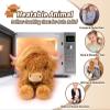 Highland Cow Stuffed Animals, Microwavable Stuffed Animals Heating Pad for Cramps, Pain Stress Relief, Heatable & Coolable Lavender Scented Cow Plush Toy for Anxiety, Women Kid Bedtime Highland Cattle view 3